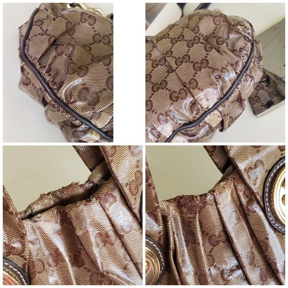 authentic gucci crystal two way bag - Picture 4 of 8
